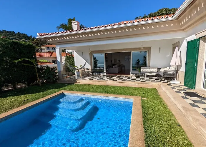 Casa Roc Madeira - 5 Bedrooms - Ocean And Views - Private Heated Pool Φουνκάλ